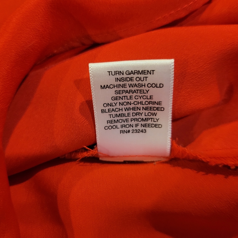 New York & Company dressy red top - Picture 7 of 7